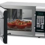 Image of a modern day microwave oven