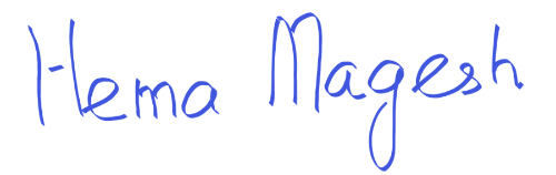 Hema Magesh signature