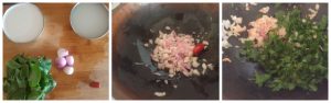 Manathakali soup steps 1-3