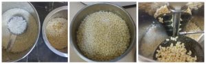 steps 1-3 idli making