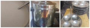 steps 10-12 making idli