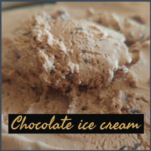 Chocolate ice cream
