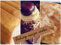 Baking recipe Index