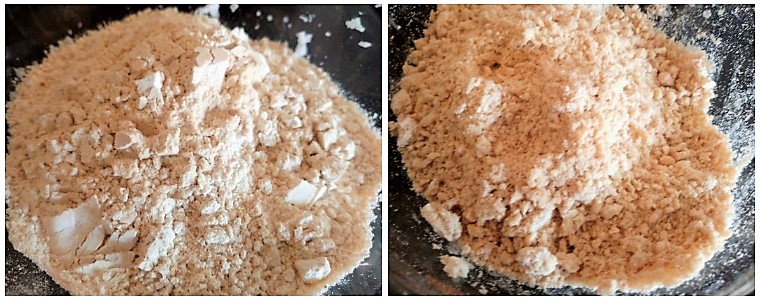 Pol roti preparation steps 3&4