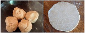 Pol roti preparation steps 7&8