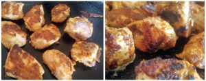 Chicken tikka preparation steps 7&8