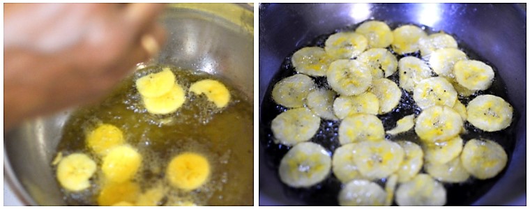 Banana chips preparation steps 5&6
