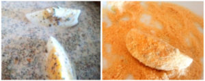 Herbed egg preparation steps 5&6