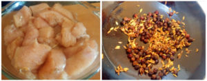 Pepper chicken preparatory steps 1&2