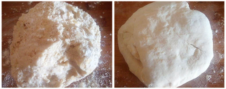Eggless no knead burger bun prep steps 7&8