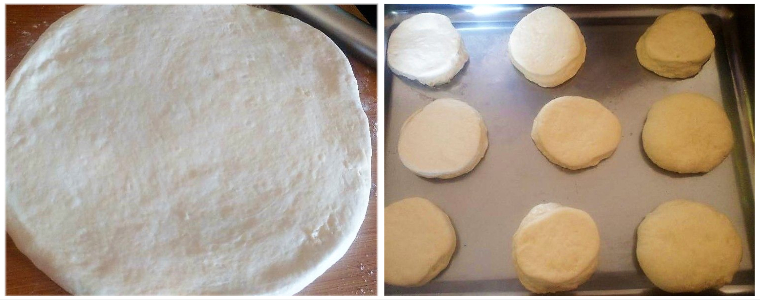 Eggless no knead burger bun prep steps 9&10