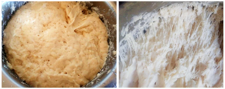 No knead bread preparation steps 7&8