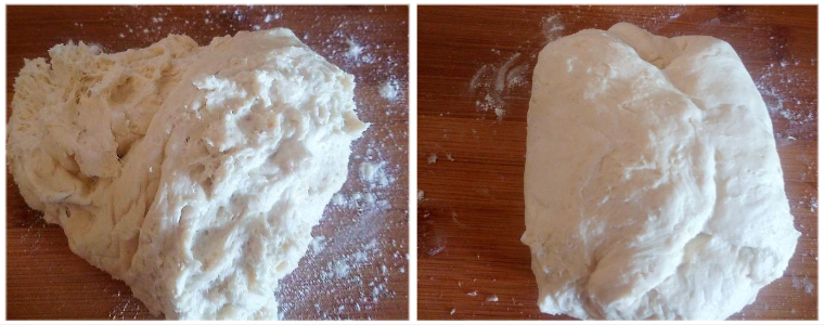 No knead bread preparation steps 9& 10