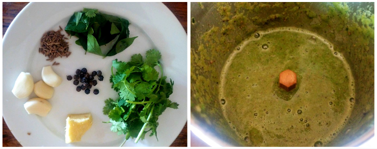 Chicken Xacuti prep steps 1&2