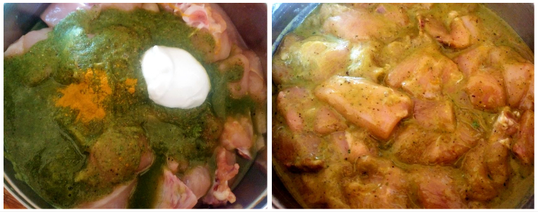 Chicken Xacuti prep steps 3&4