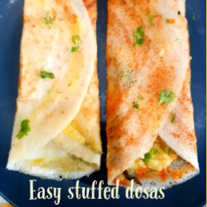 Easy stuffed dosas thumnail