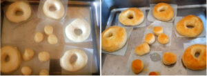No knead donuts prep steps 17& 18