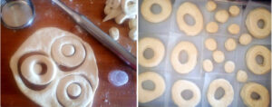 No knead donuts prep steps 9 & 10