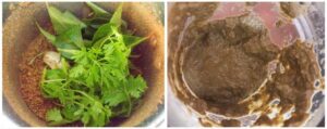 Pepper chicken preparatory steps 5&6