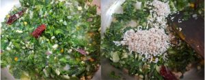 Murungai keerai poriyal prep step 4
