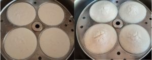 Soya idli preparation step 4
