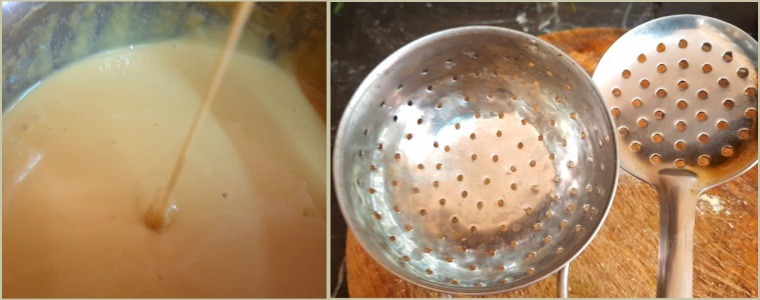 Sweet boondi prep step 2