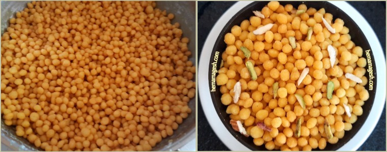 Sweet boondi prep step 8