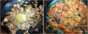 Chicken curry for idli prep step 4