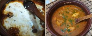 Chicken curry for idli prep step 8