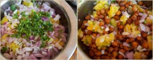 Aloo chana chaat prep step3