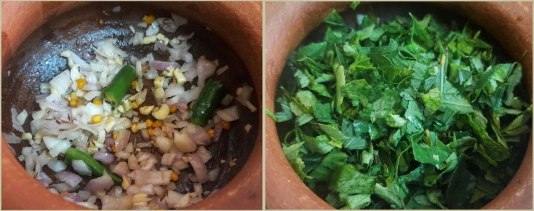 Gongura pappu prep step 4