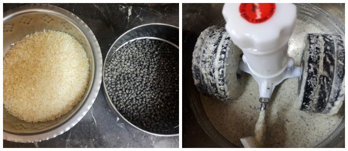 Azhagar kovil dosai prep step 1