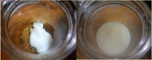 Fermented water prep step 1
